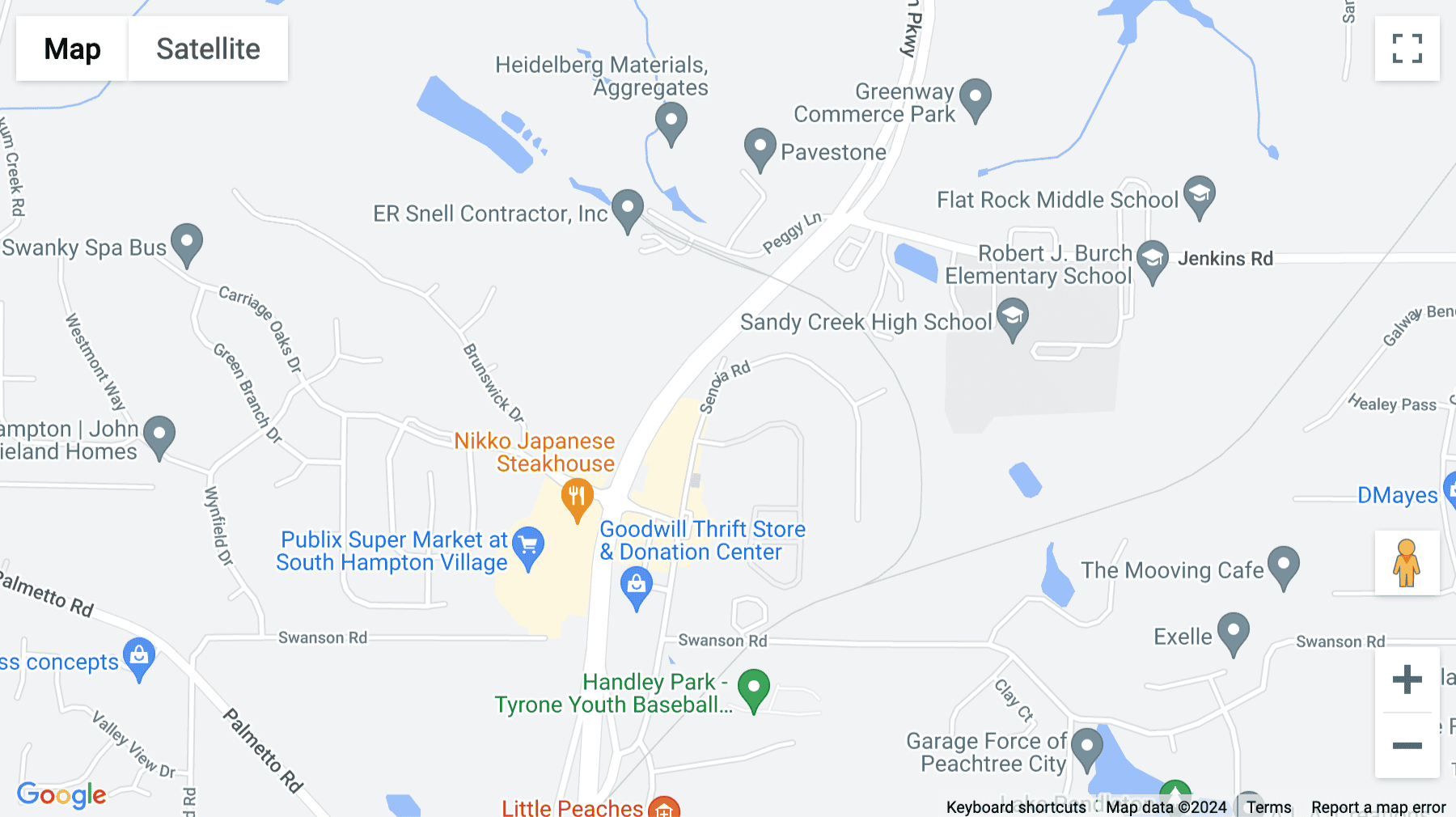 Click for interative map of 120 Millbrook Village Drive, Tyrone, GA, Atlanta