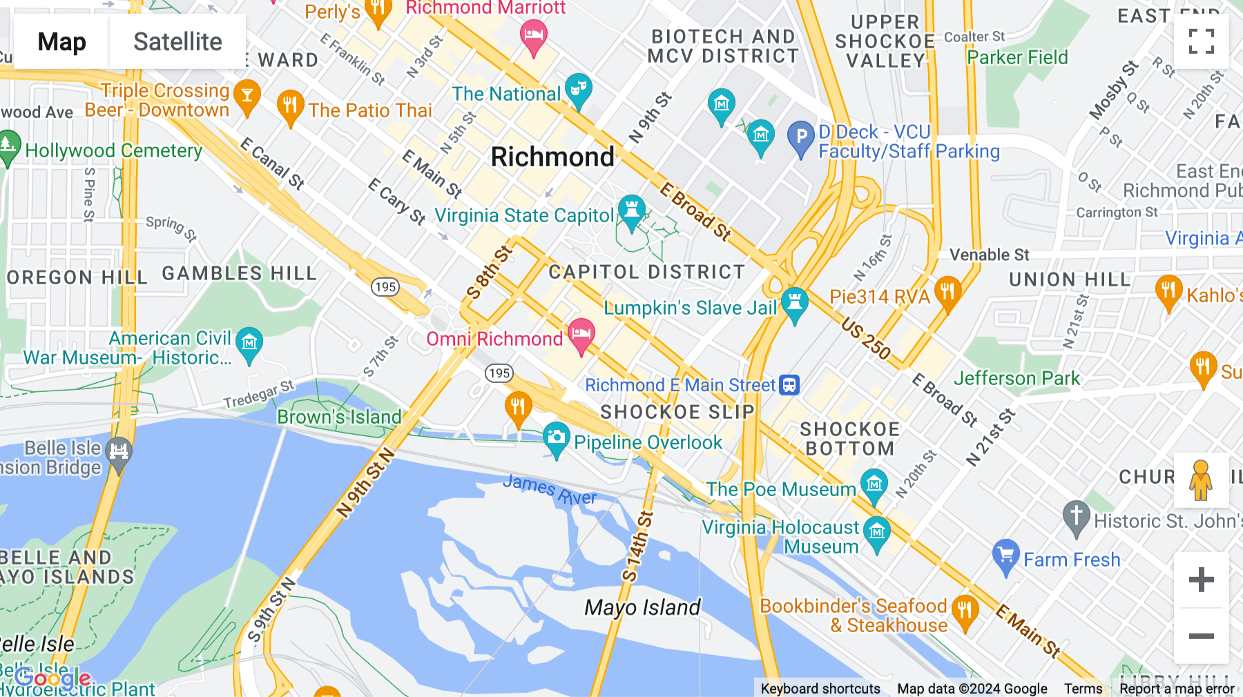 Click for interative map of 11 S 12th Street, Richmond, VA, Richmond (Virginia)