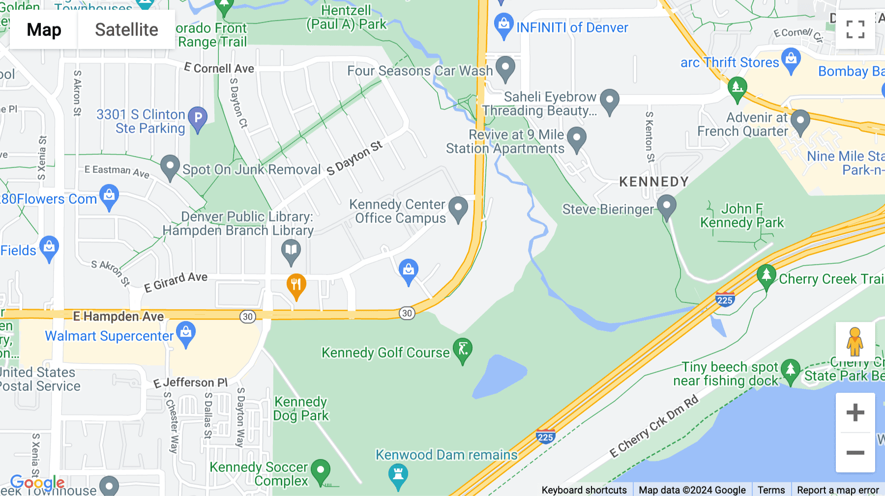 Click for interative map of 10200 E Girard Avenue, Suite 147, Denver