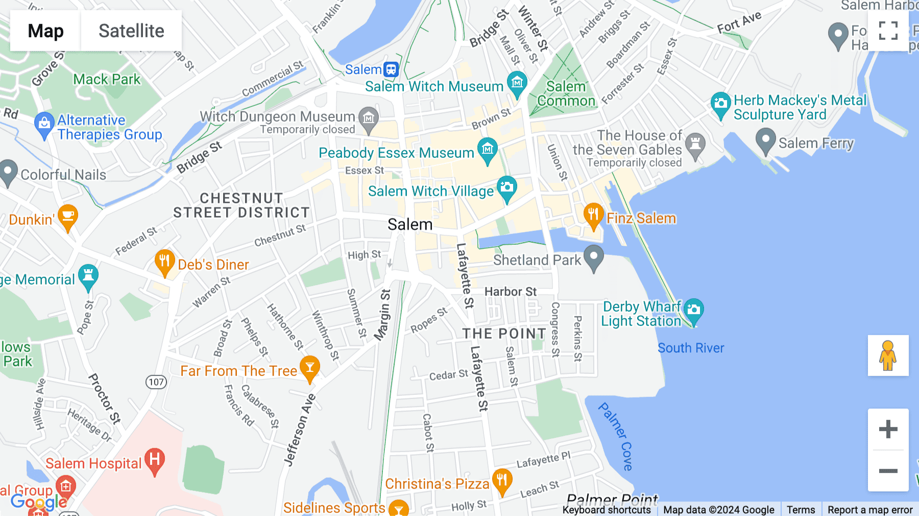 Click for interative map of 88B Lafayette Street, Salem