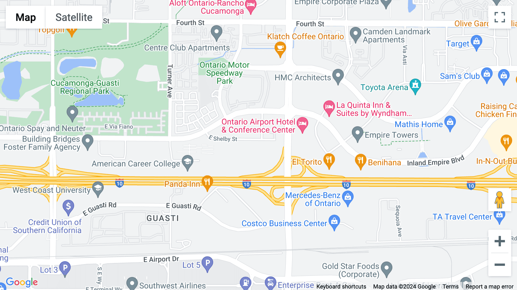 Click for interative map of 3350 Shelby Street, Suite 200, Ontario, California, Ontario