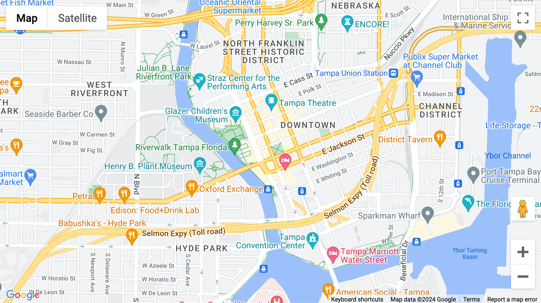 Click for interative map of 400 N Tampa Street, 15th Floor, Tampa