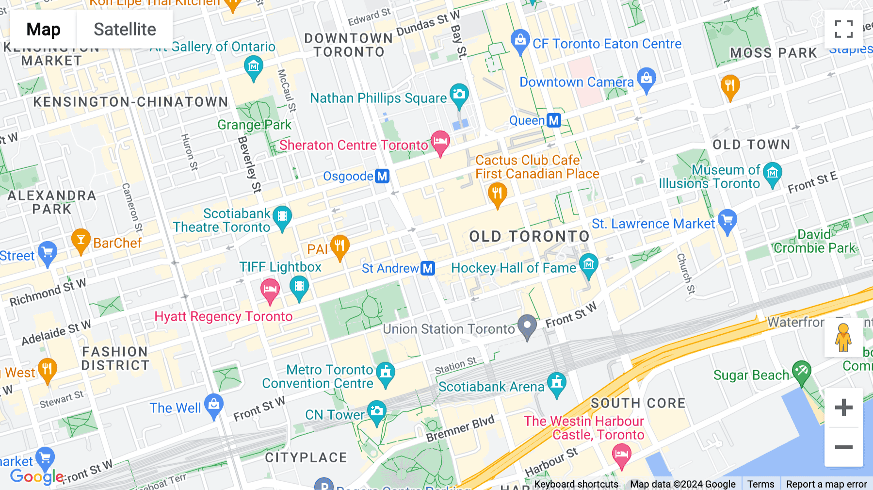 Click for interative map of 150 King St West, Toronto