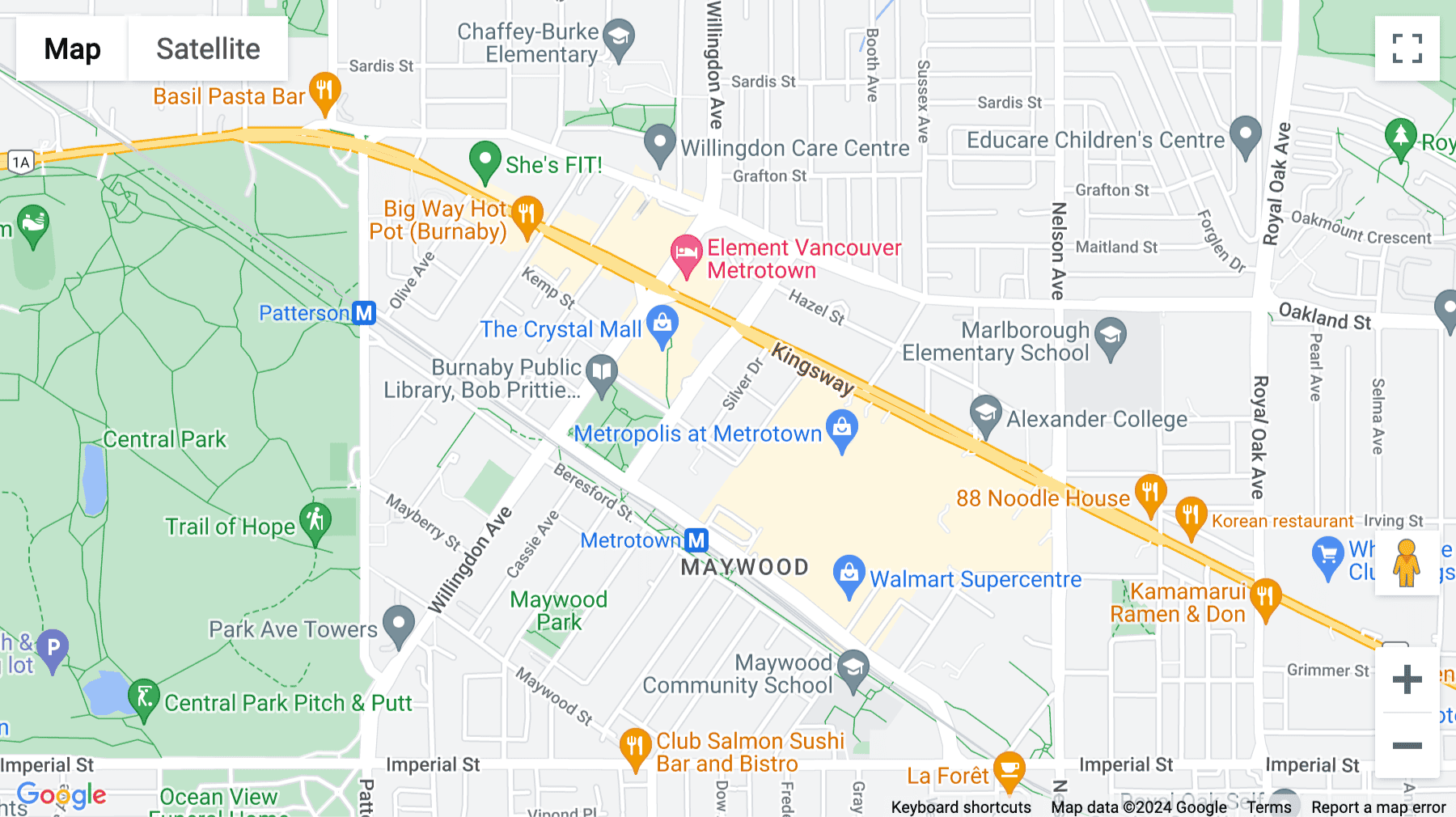 Click for interative map of 6060 Silver Drive, Burnaby, Canada, Burnaby
