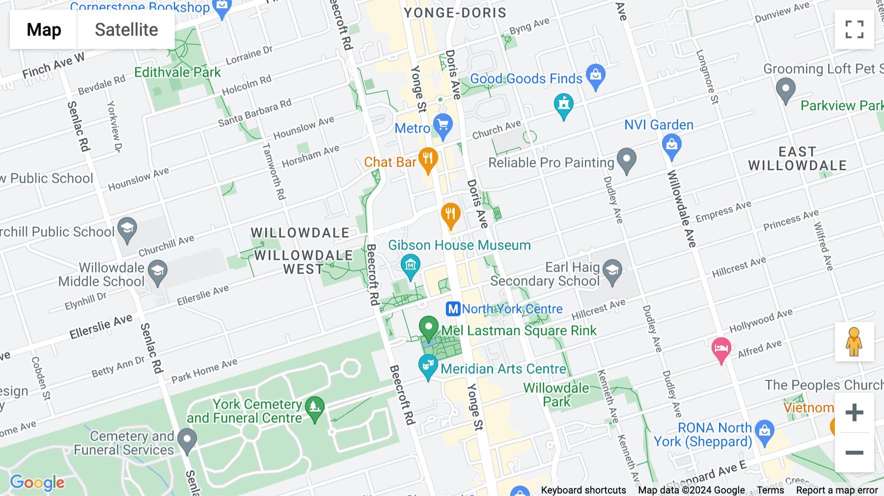 Click for interative map of 5200 Yonge Street, Toronto, ON, Toronto