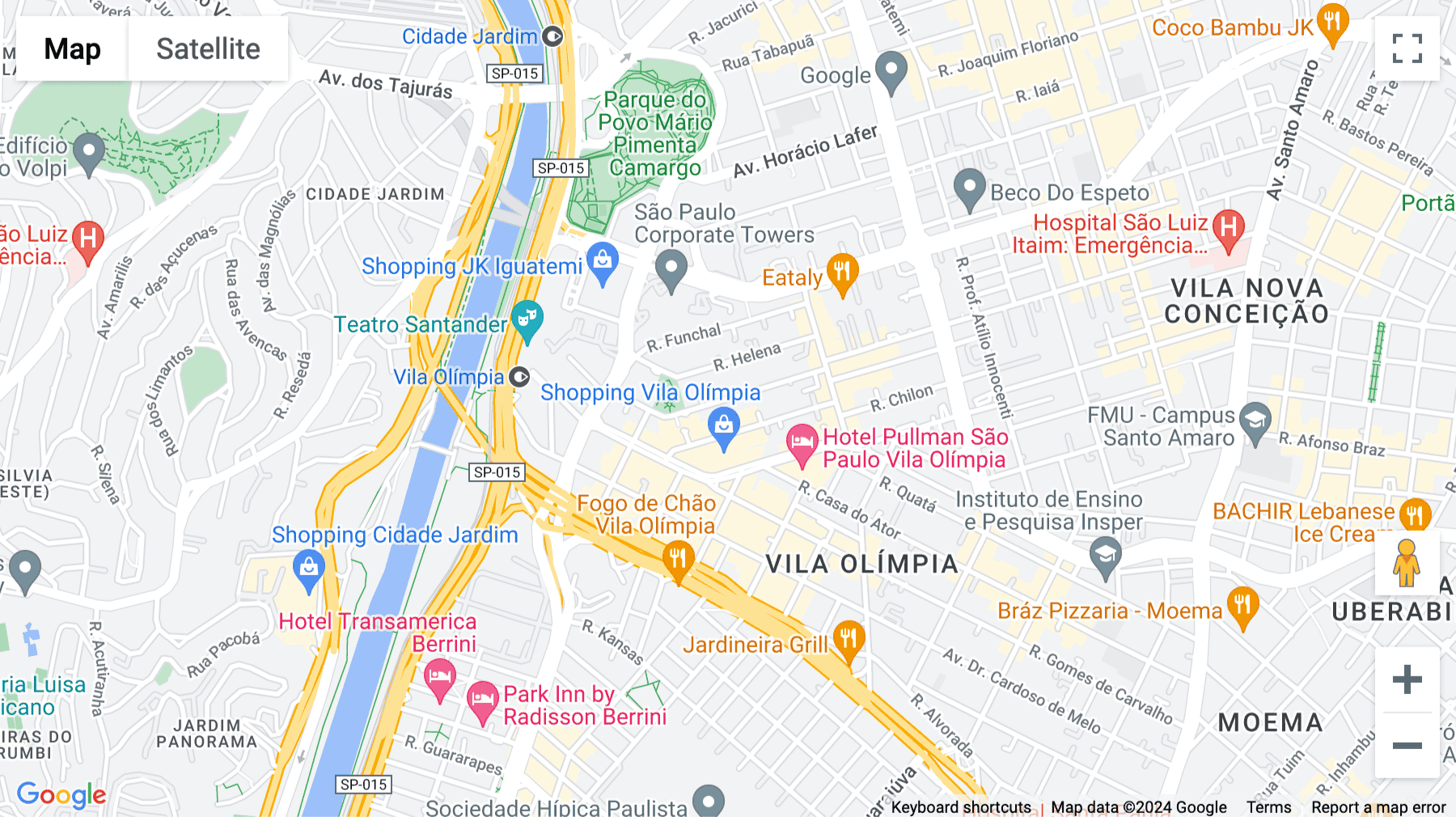 Click for interative map of Rua do Rocio, 291, Vila Olimpia, Sao Paulo