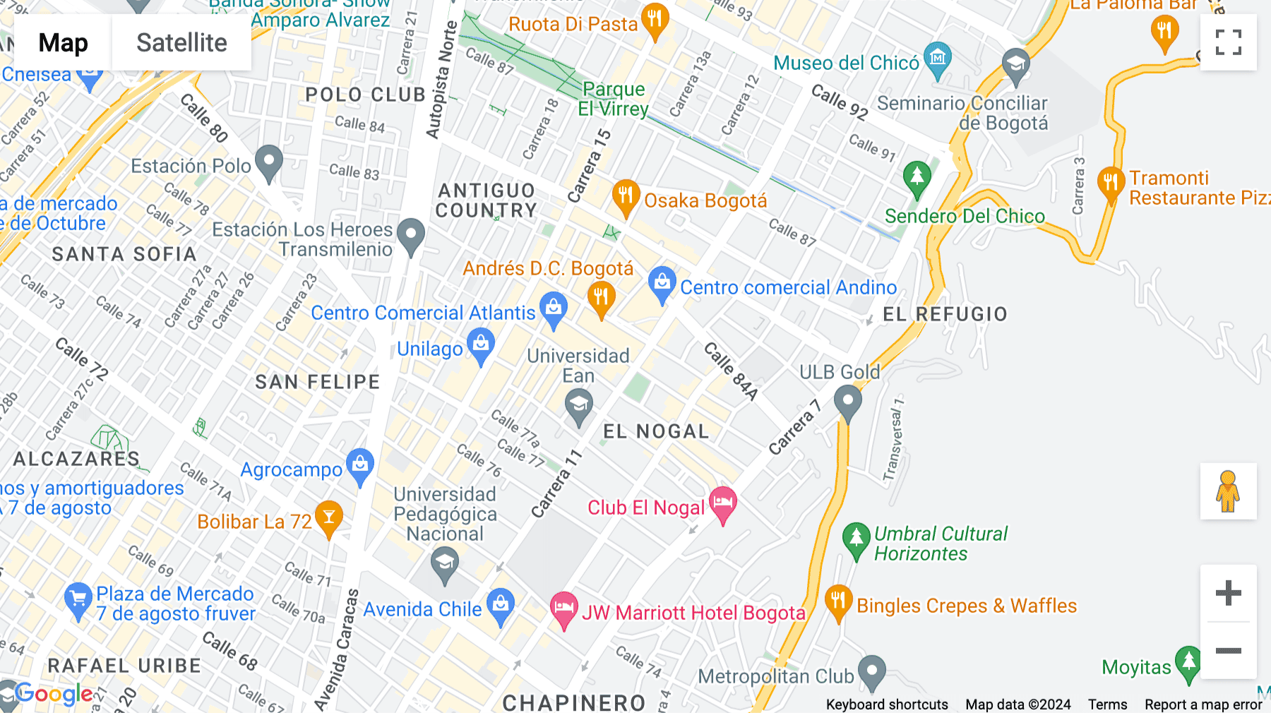 Click for interative map of Calle 81 No.11-08, Bogota