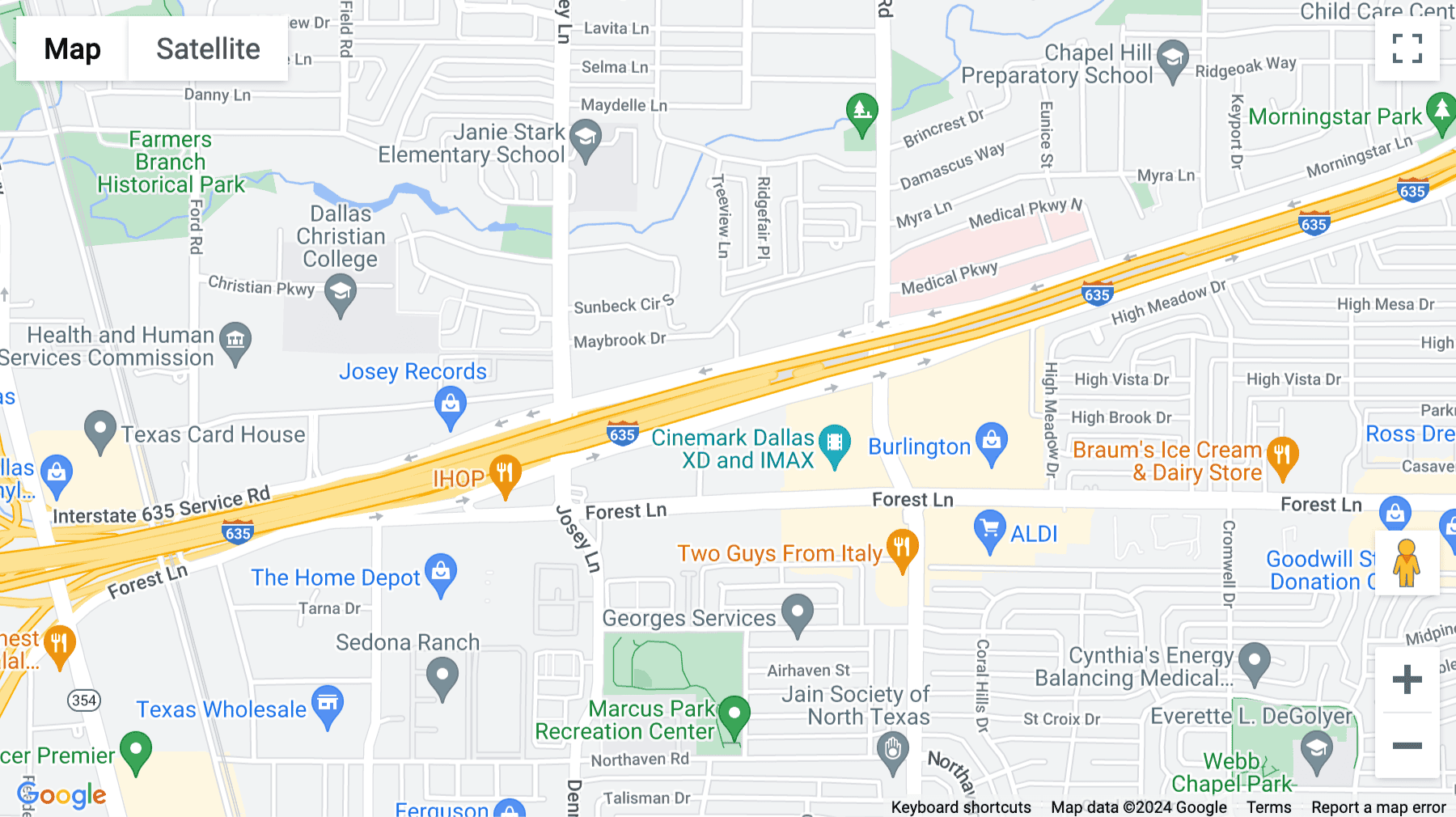 Click for interative map of 3010 LBJ Freeway, Suite 1200, Dallas