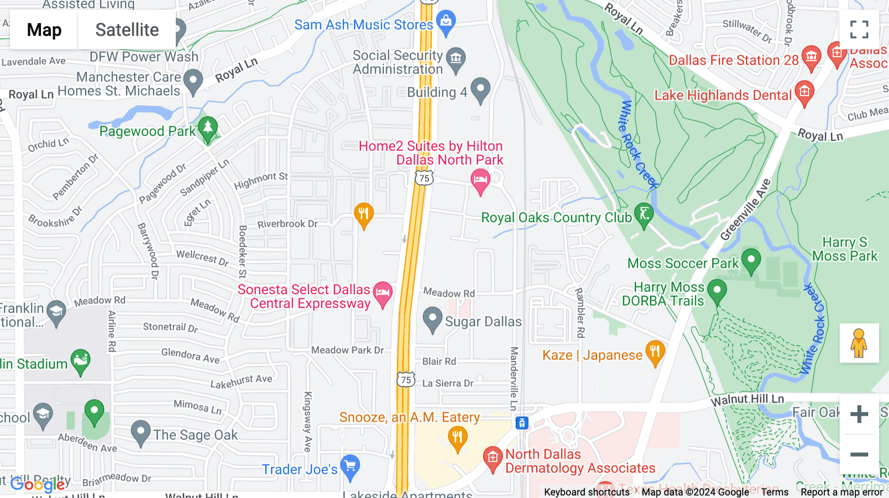 Click for interative map of 10440 North Central Expressway, Suite 800, Dallas