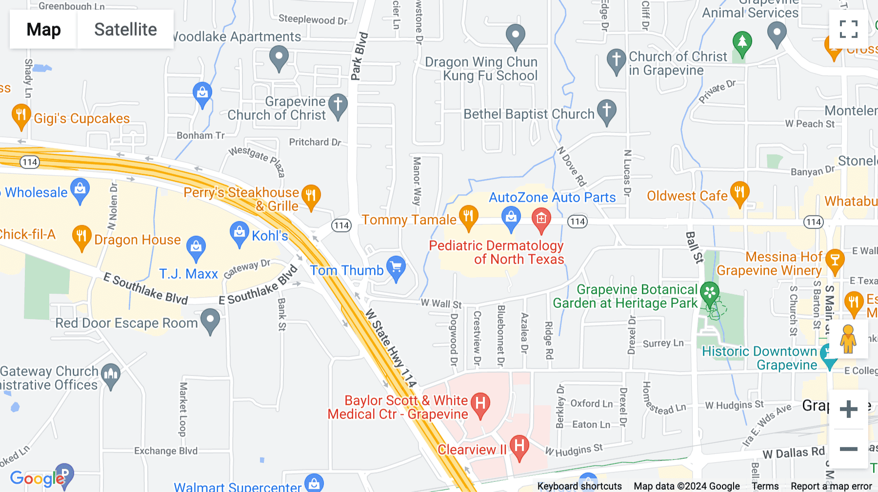 Click for interative map of 1701 West Northwest Highway, Suite 100, Grapevine
