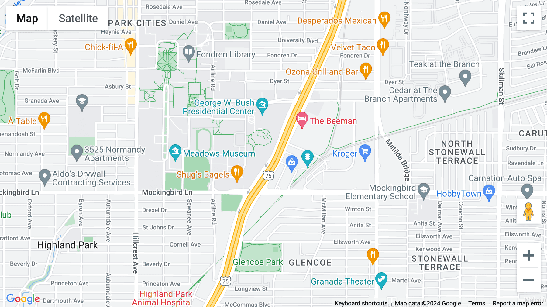 Click for interative map of 6060 North Central Expressway, Suite 500, Dallas