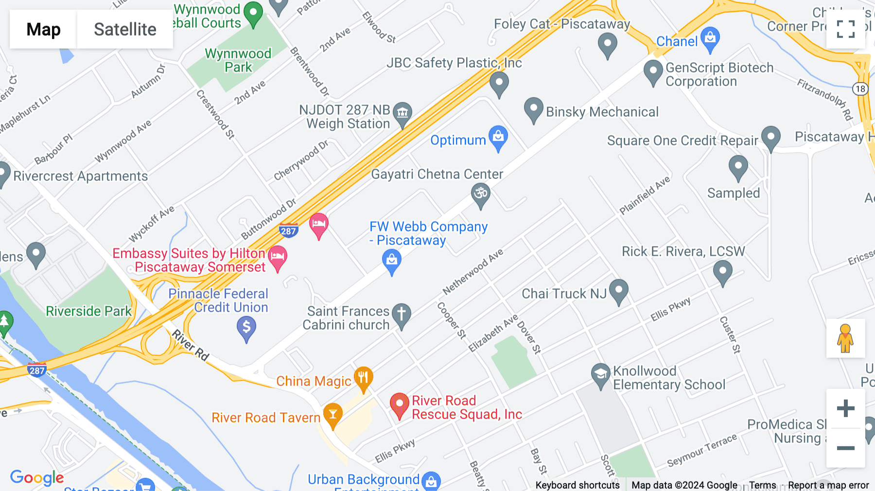 Click for interative map of 371 Hoes Lane, Suite 200, Piscataway, NJ 08854, Piscataway