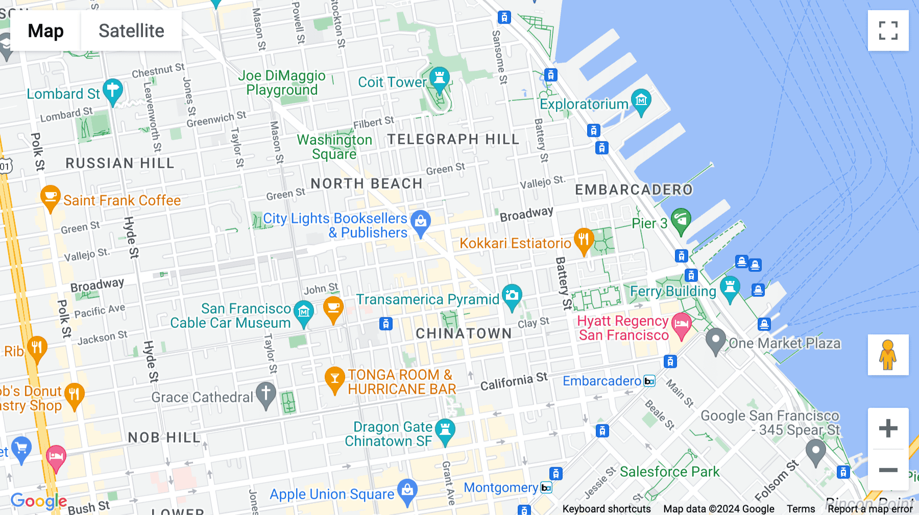 Click for interative map of Jackson Square, 595 Pacific Avenue, Floor 4, San Francisco