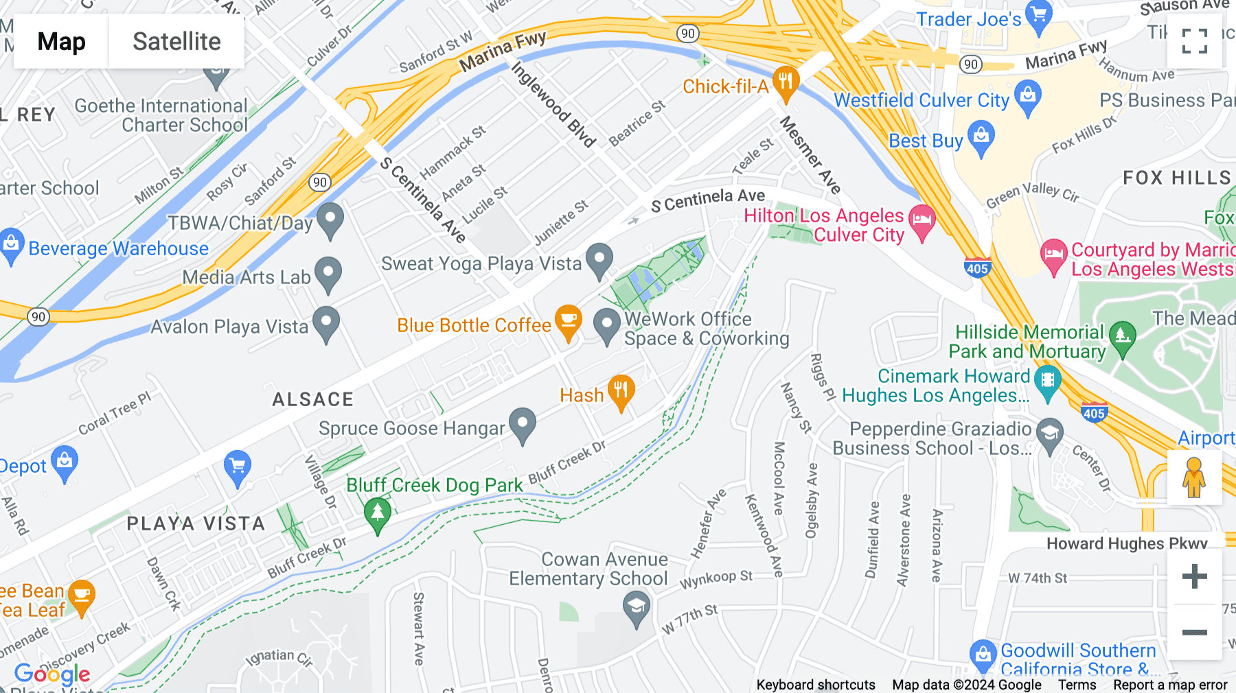 Click for interative map of 12130 Millennium Drive, Los Angeles, CA, Los Angeles