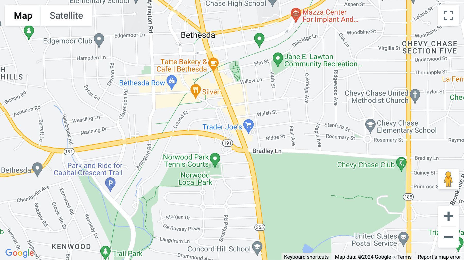 Click for interative map of 6900 Wisconsin Avenue, Suite 200, Bethesda