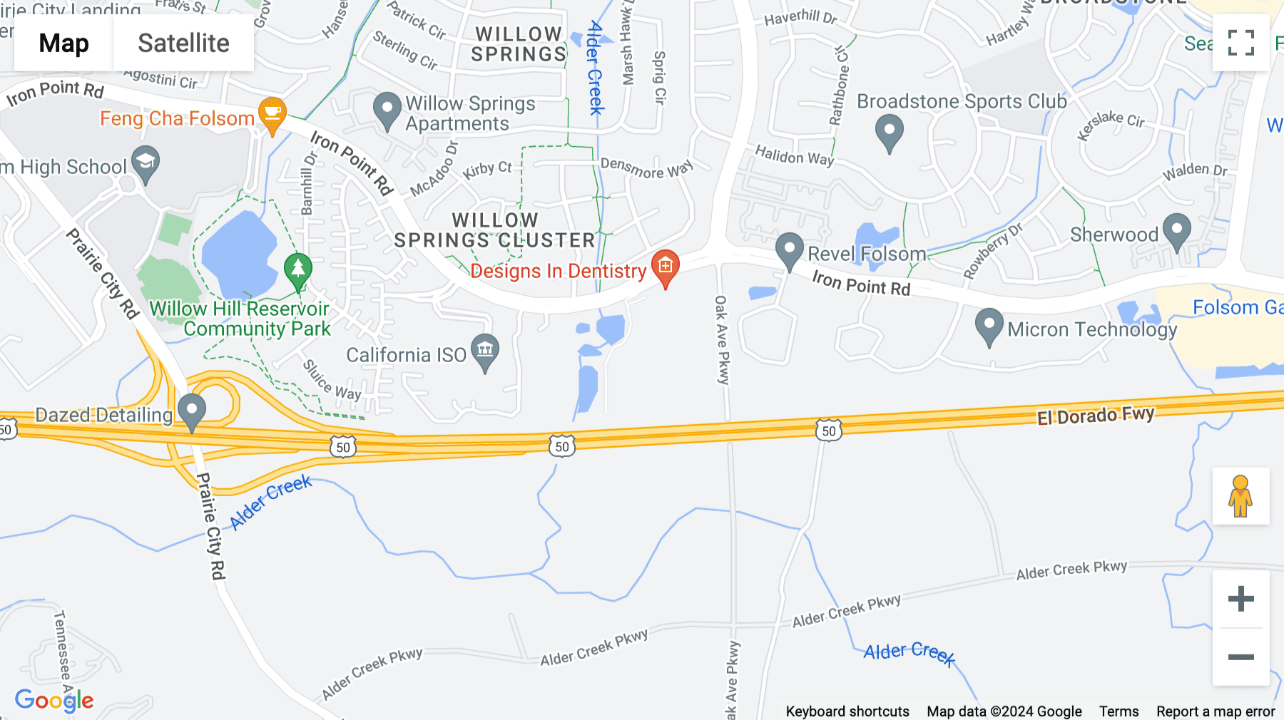 Click for interative map of 50 Iron Point Circle, Suite 140, Folsom (California)