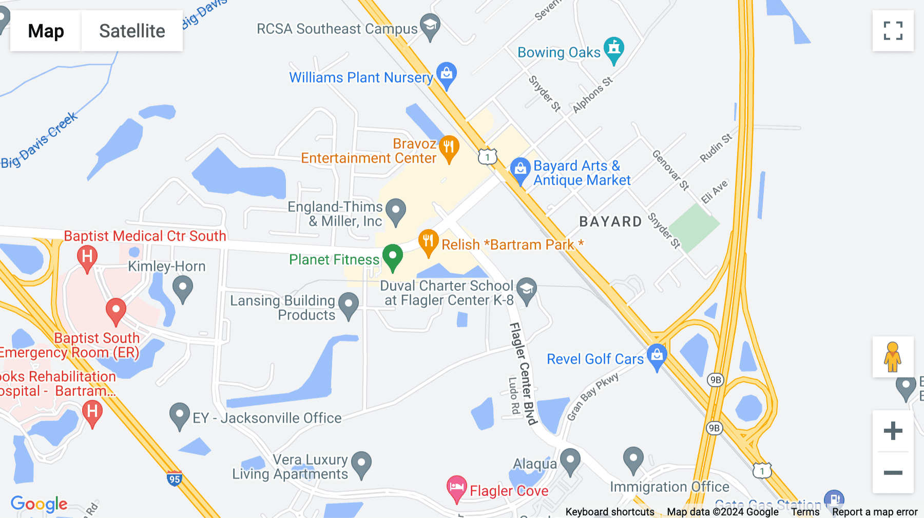 Click for interative map of 12574 Flagler Center Blvd, Suite 101, Jacksonville (Florida)