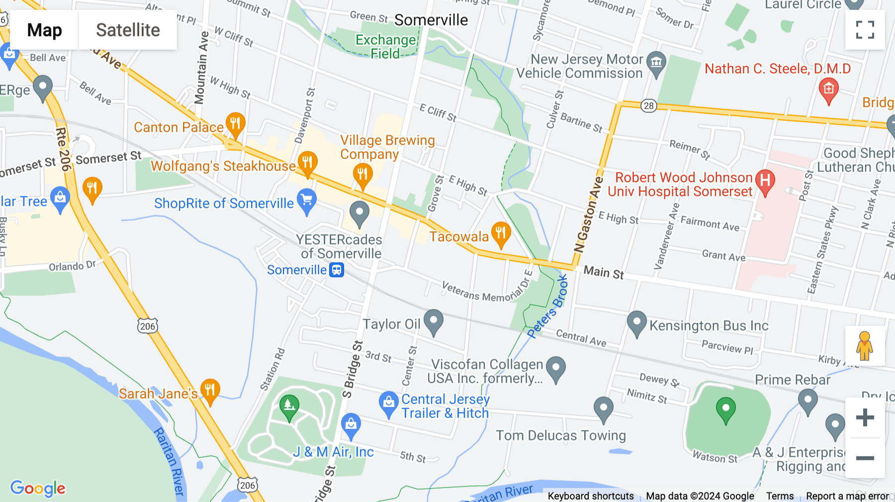 Click for interative map of 92 East Main Street, Suite 206, Somerville