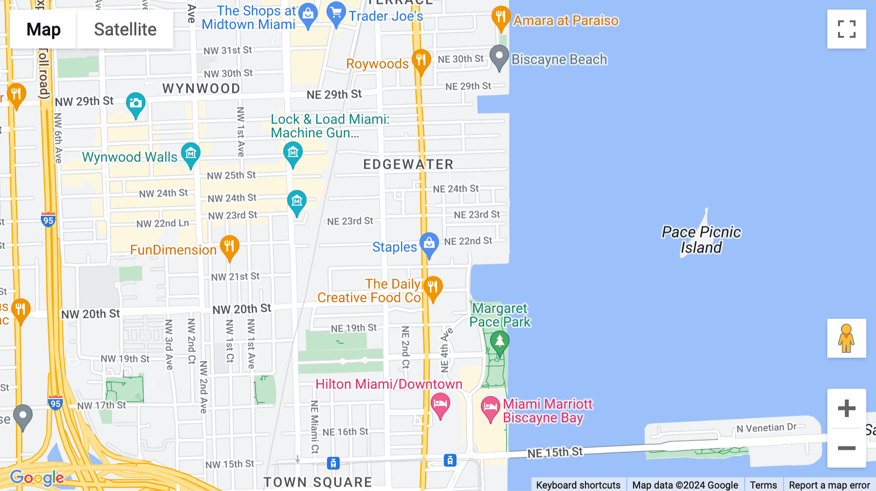 Click for interative map of 2125 Biscayne Blvd, Miami