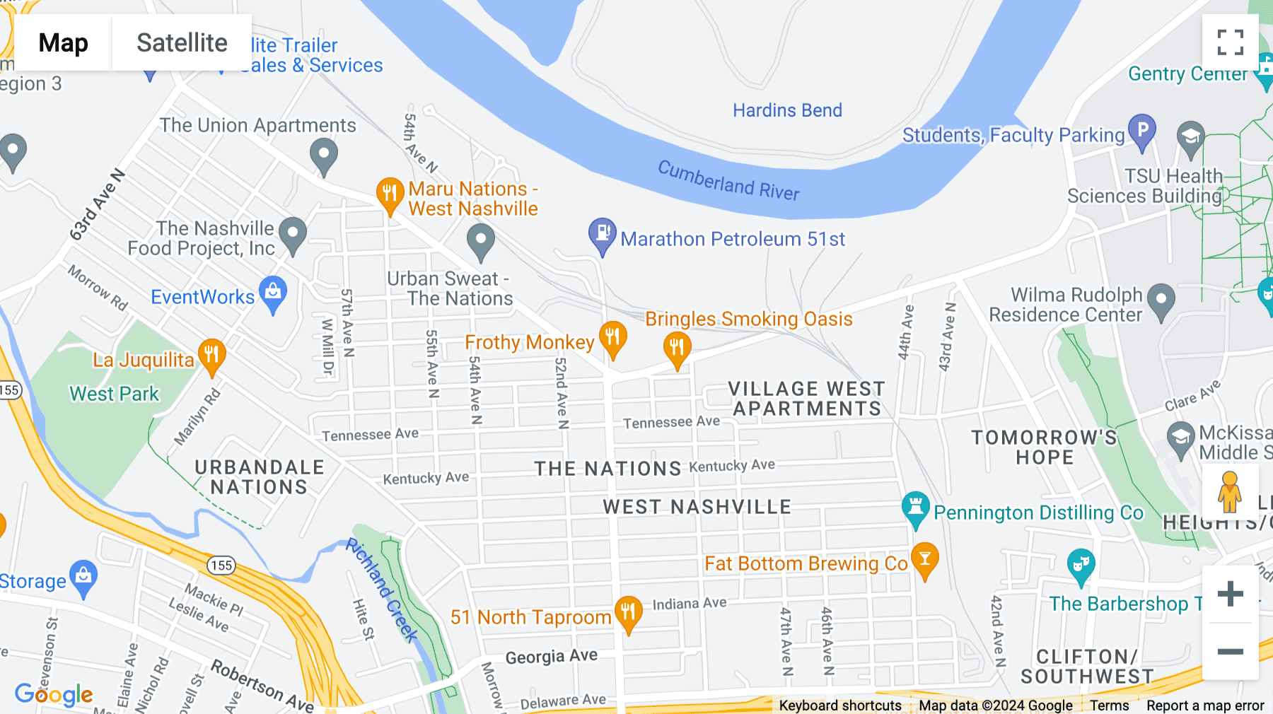 Click for interative map of 5016 Centennial Blvd, Suite 200, Nashville