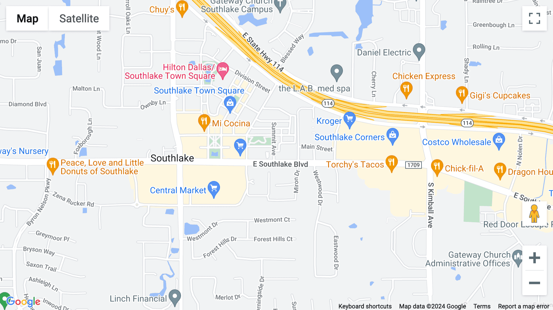 Click for interative map of 1560 E. Southlake Blvd, Suite 100, Southlake