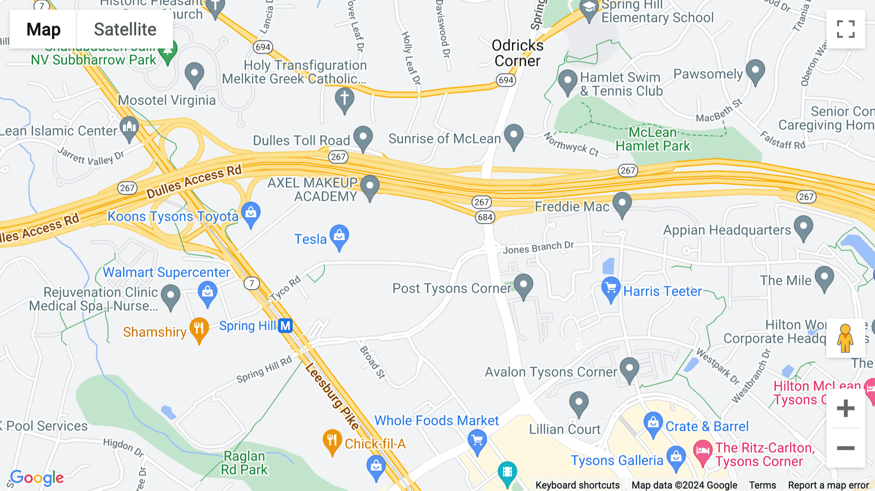 Click for interative map of 7918 Jones Branch Drive, 4th Floor, Tysons