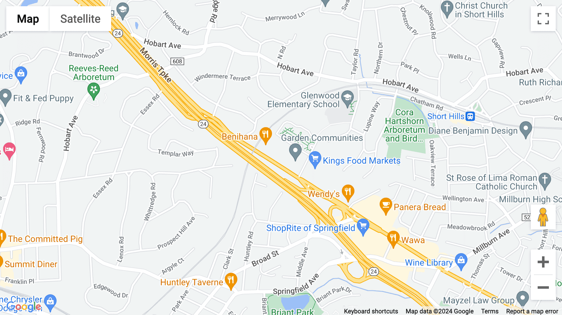 Click for interative map of 830 Morris Turnpike, 4th Floor, Short Hills