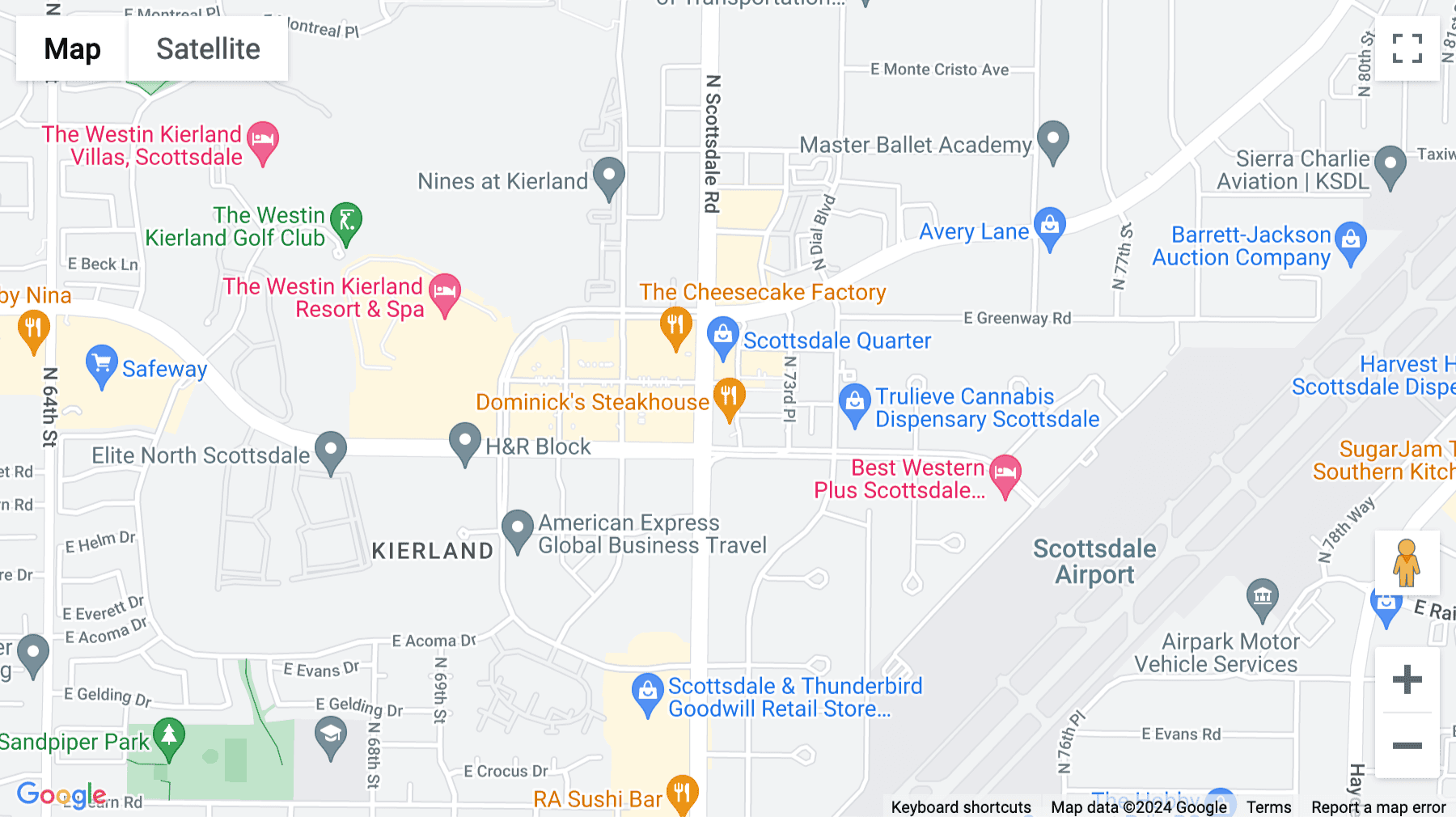 Click for interative map of 15169 N Scottsdale Road, Scottsdale