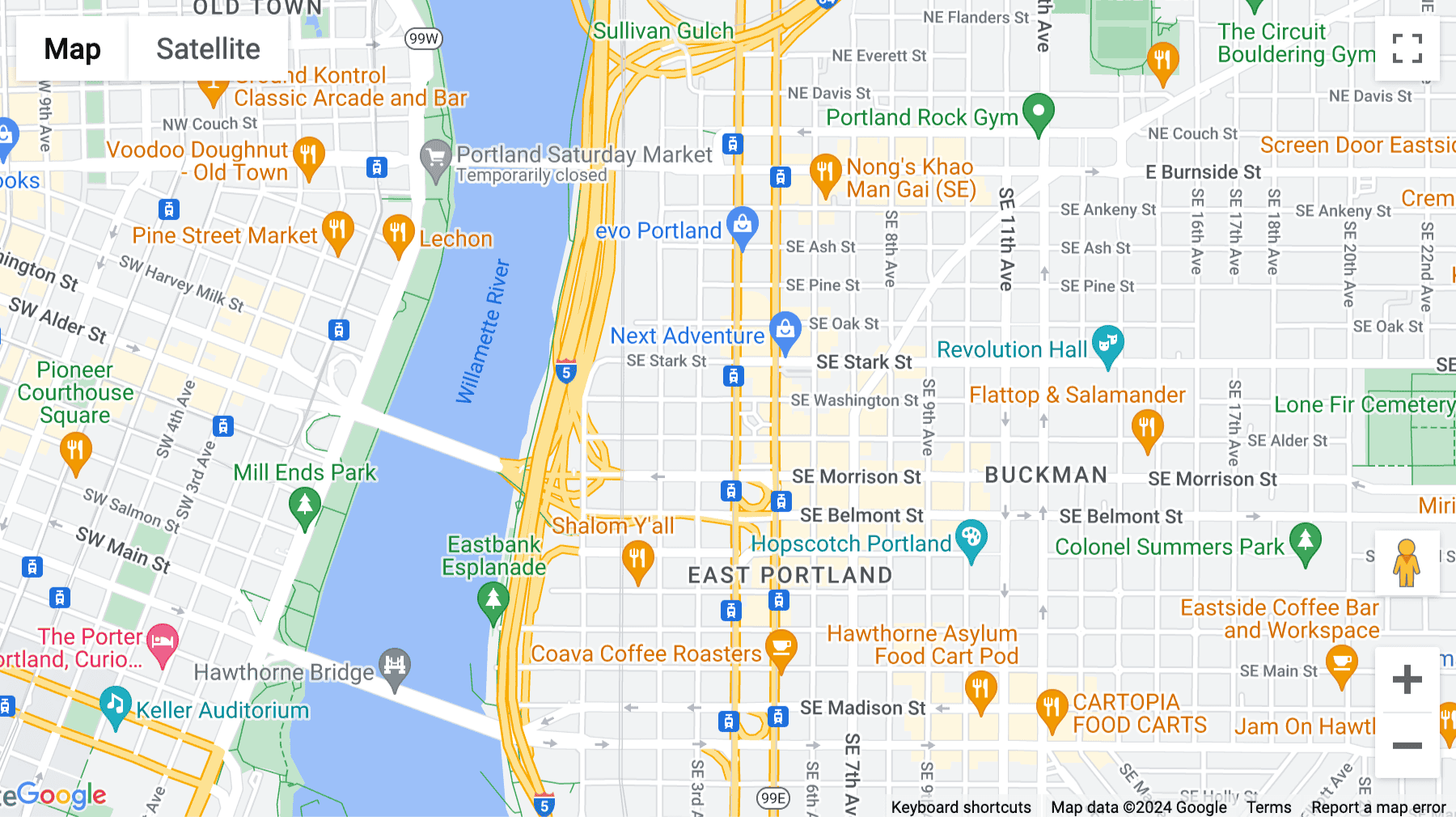 Click for interative map of 525 SE Martin Luther King Blvd., Portland (Oregon)