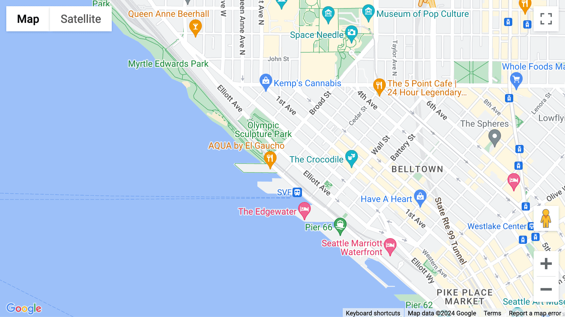 Click for interative map of 2815 Elliott Avenue, Suite 100, Seattle