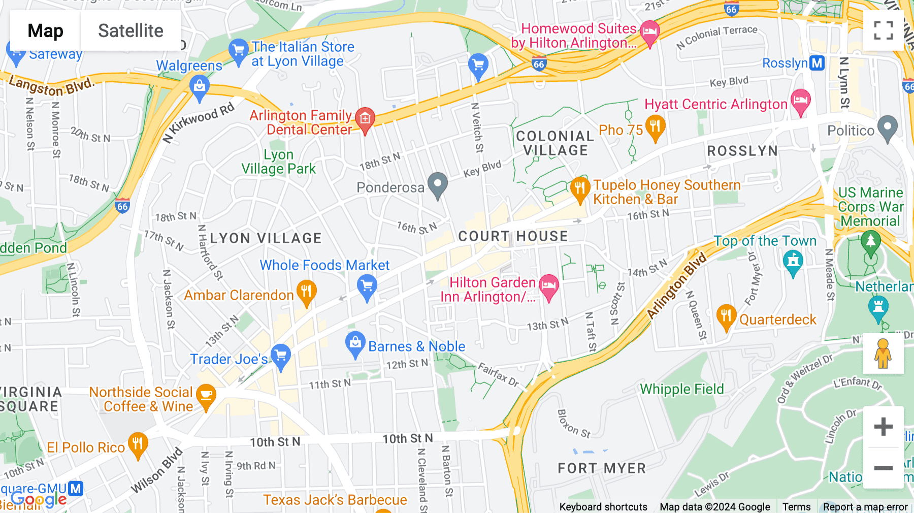 Click for interative map of 2300 Wilson Blvd, Suite 700, Arlington (Virginia)
