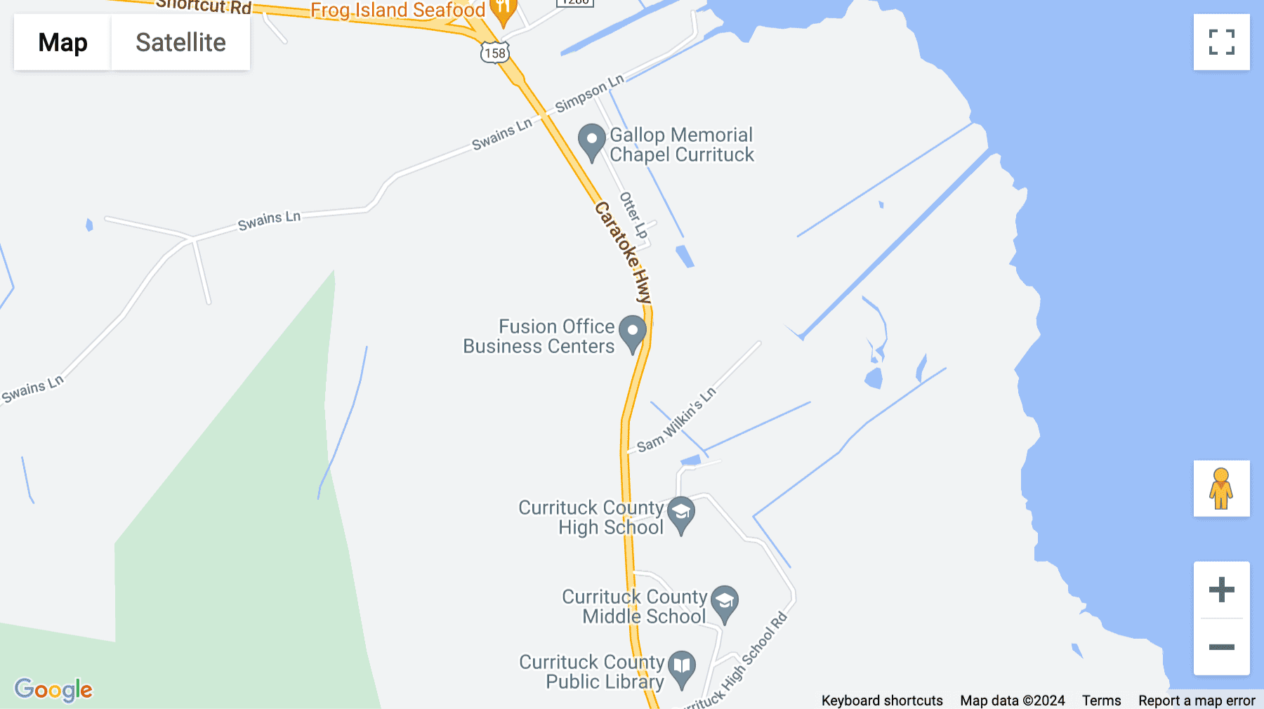 Click for interative map of 4130 Caratoke Highway, Suite B, Barco