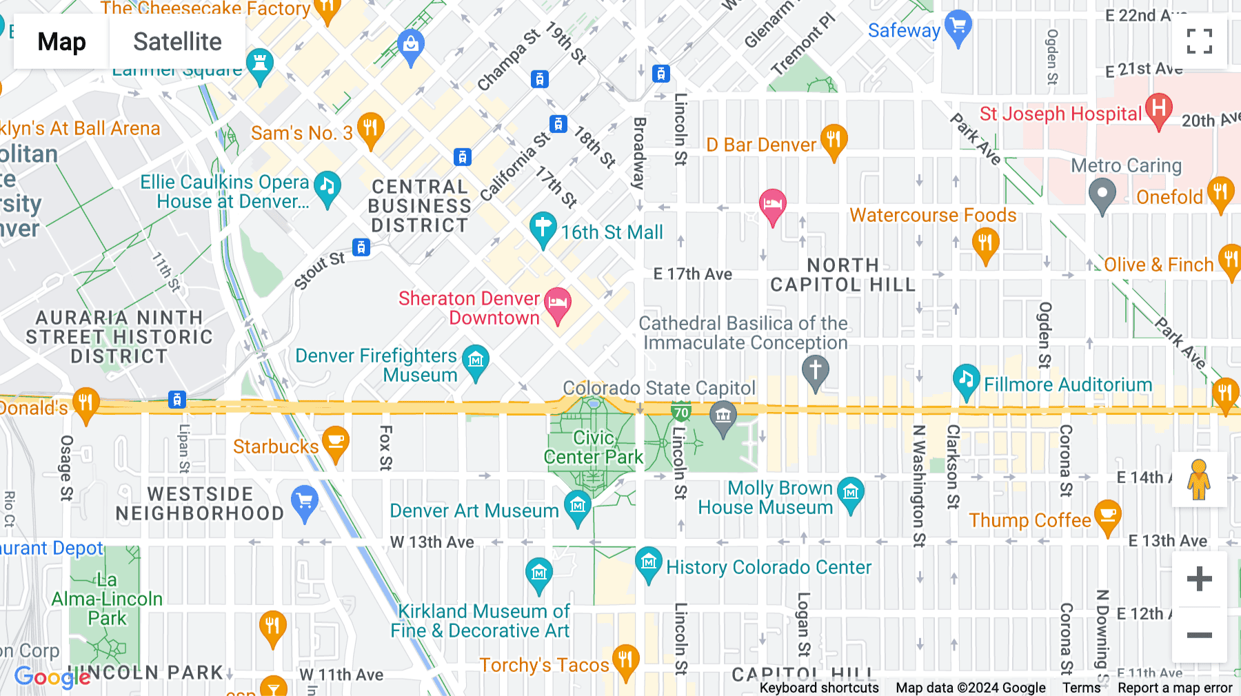 Click for interative map of 110 16th Street Mall, Suite 1400, Denver, Downtown, Denver
