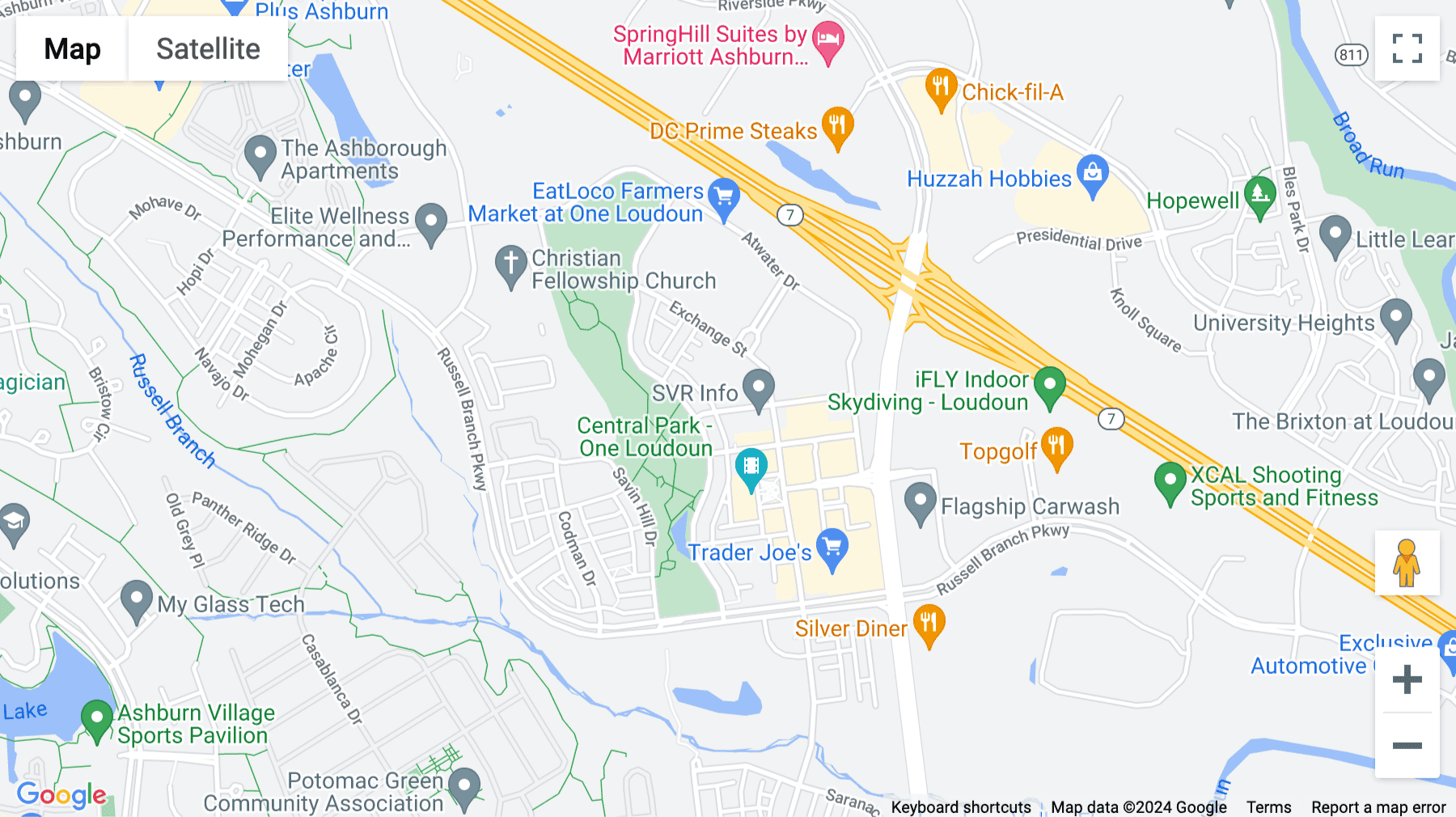 Click for interative map of 44679 Endicott Drive, Ashburn