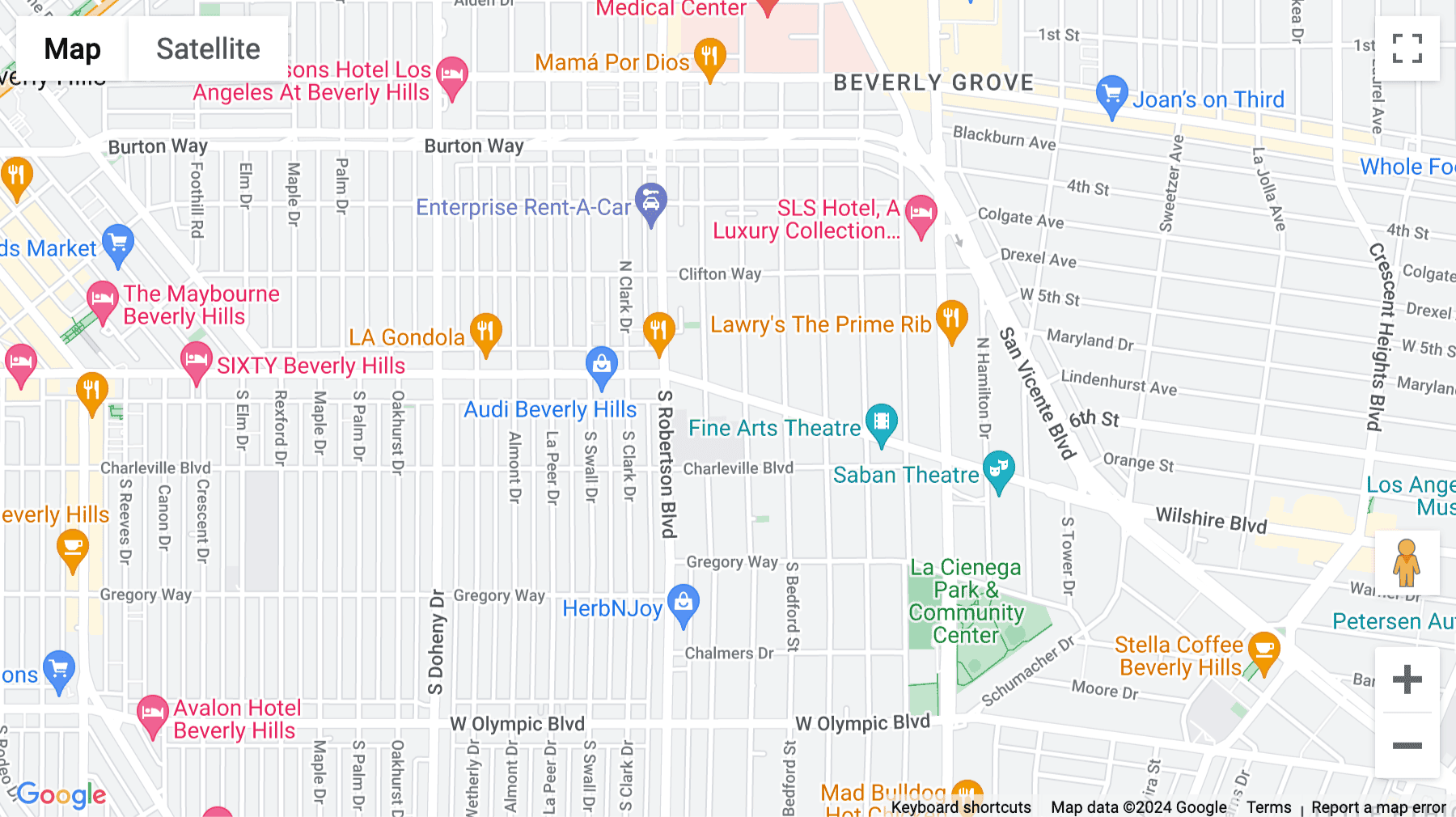 Click for interative map of 8730 Wilshire Blvd, Suite 350, Beverly Hills, CA, Beverly Hills (California)