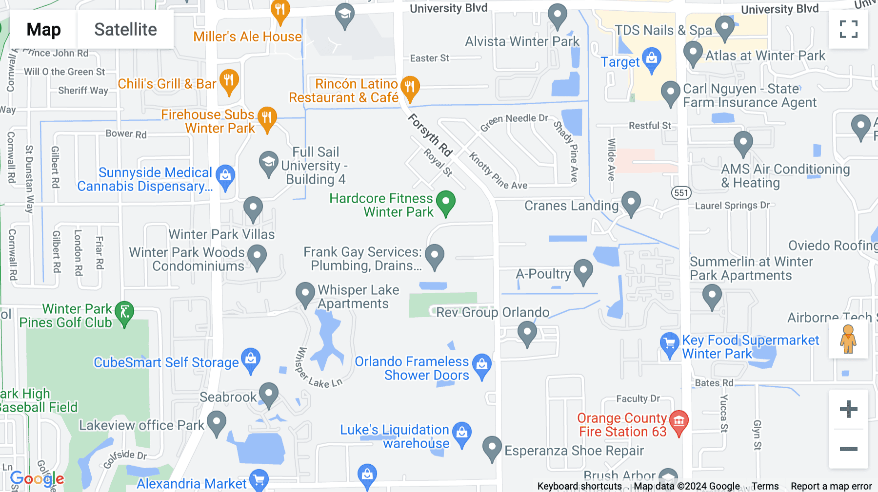 Click for interative map of 6848 Stapoint Court, Winter Park