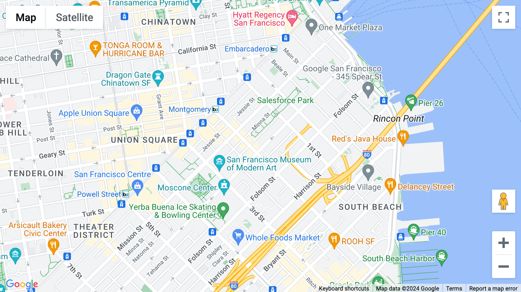 Click for interative map of 181 2nd street, San Francisco, San Francisco