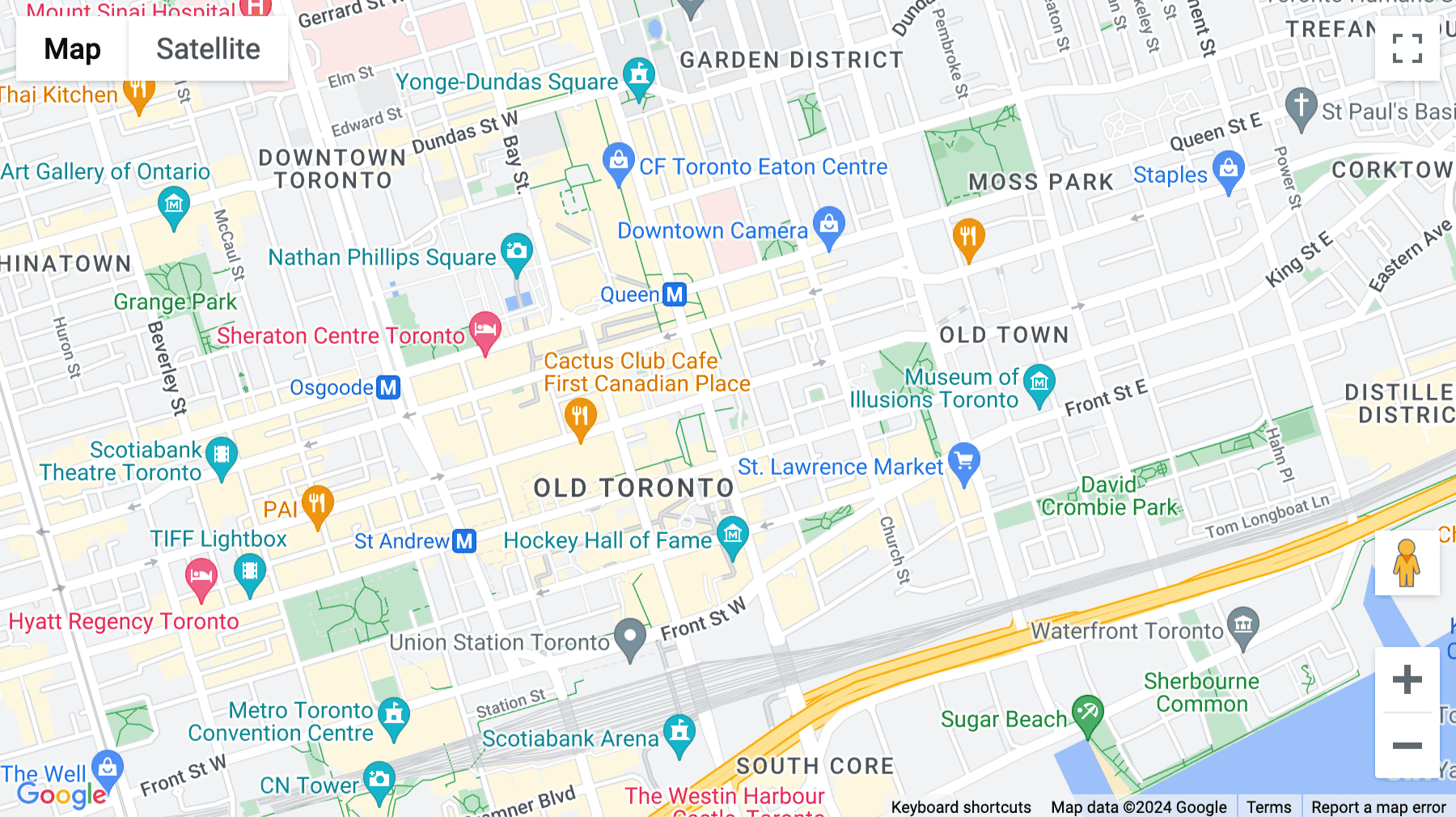Click for interative map of 1 Adelaide St E, Toronto