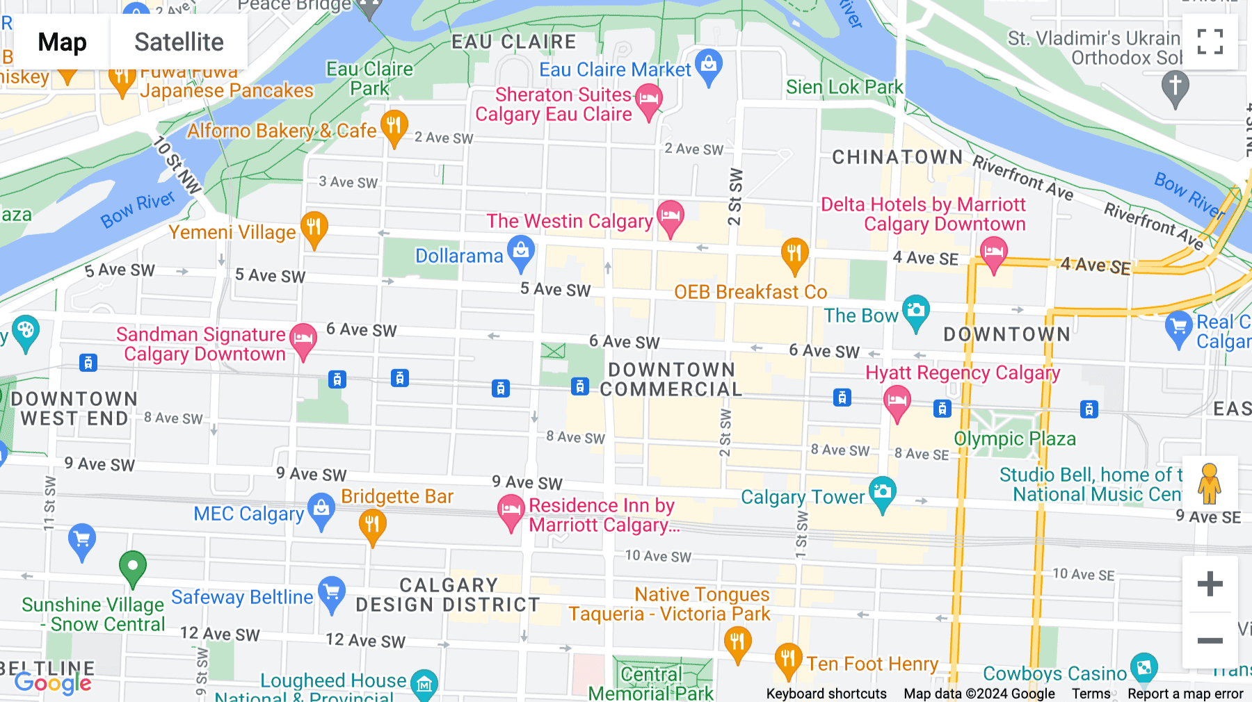 Click for interative map of 606 4th Street Southwest, 11th floor, Calgary