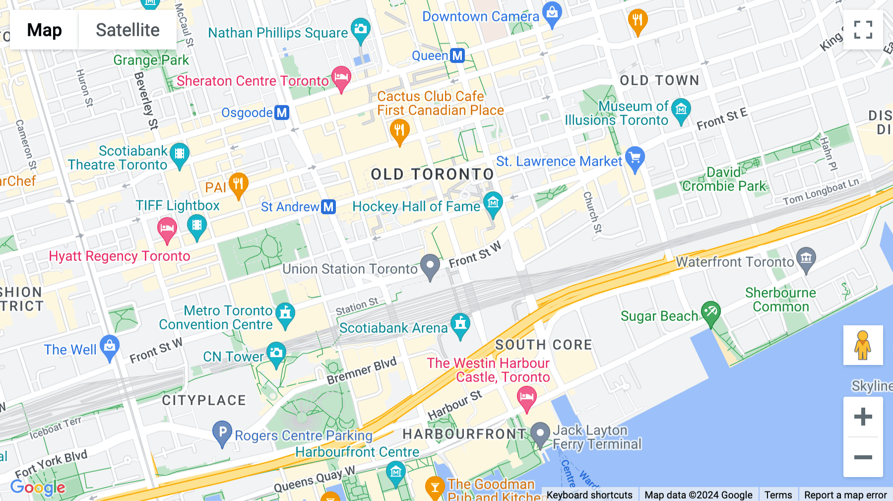 Click for interative map of 200 Bay St, North Tower Suite 1200, Toronto