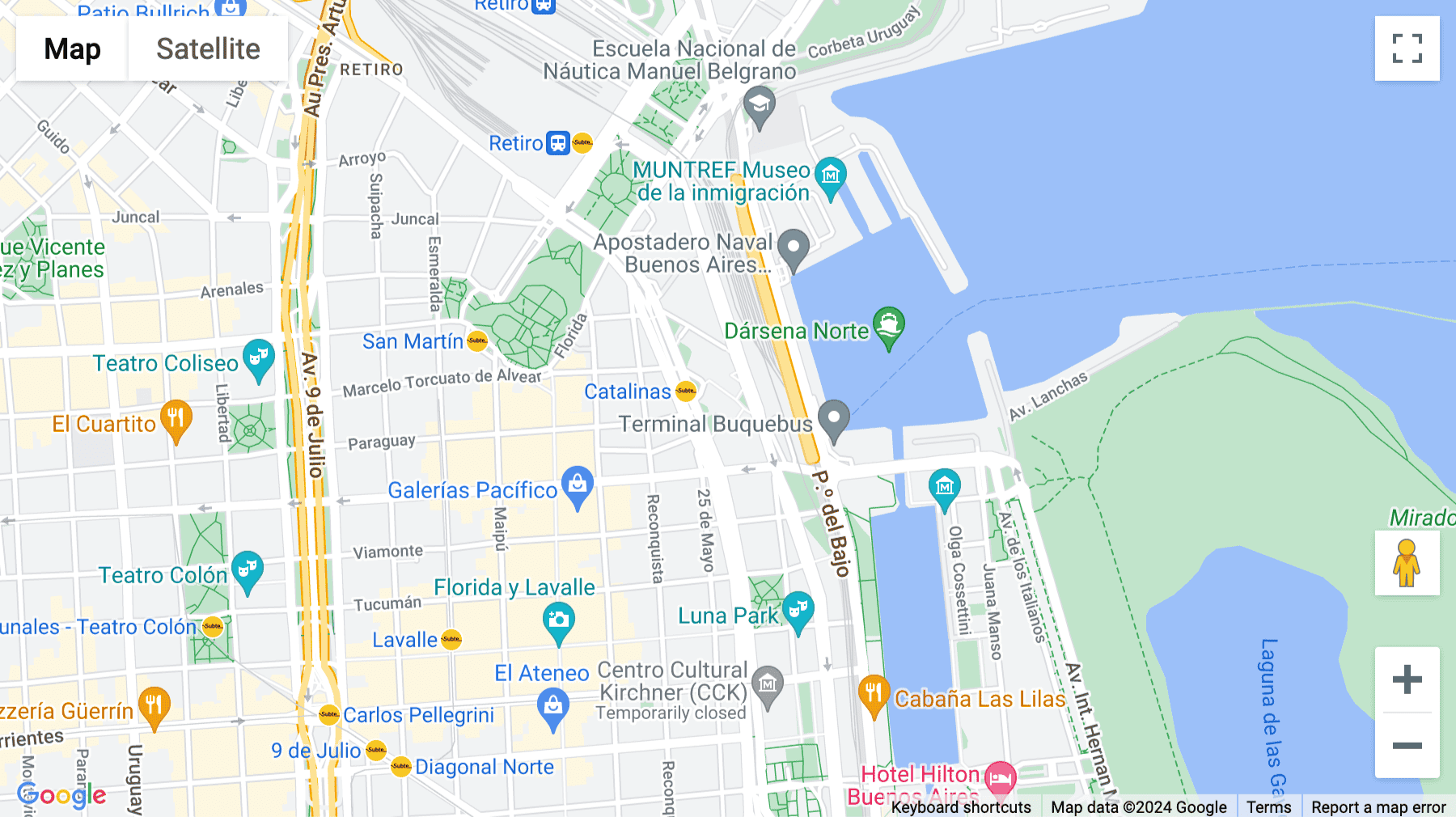 Click for interative map of 7th floor, Laminar Plaza, Ing Enrique Butty 240, CABA