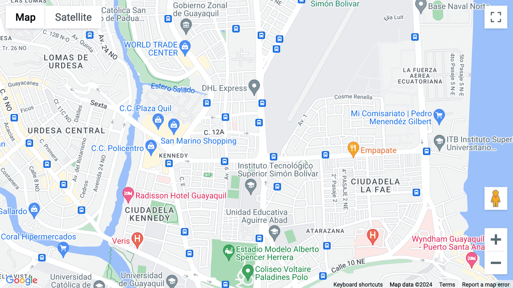Click for interative map of Av. De las Américas 904, Distrito Guayas, Guayaquil