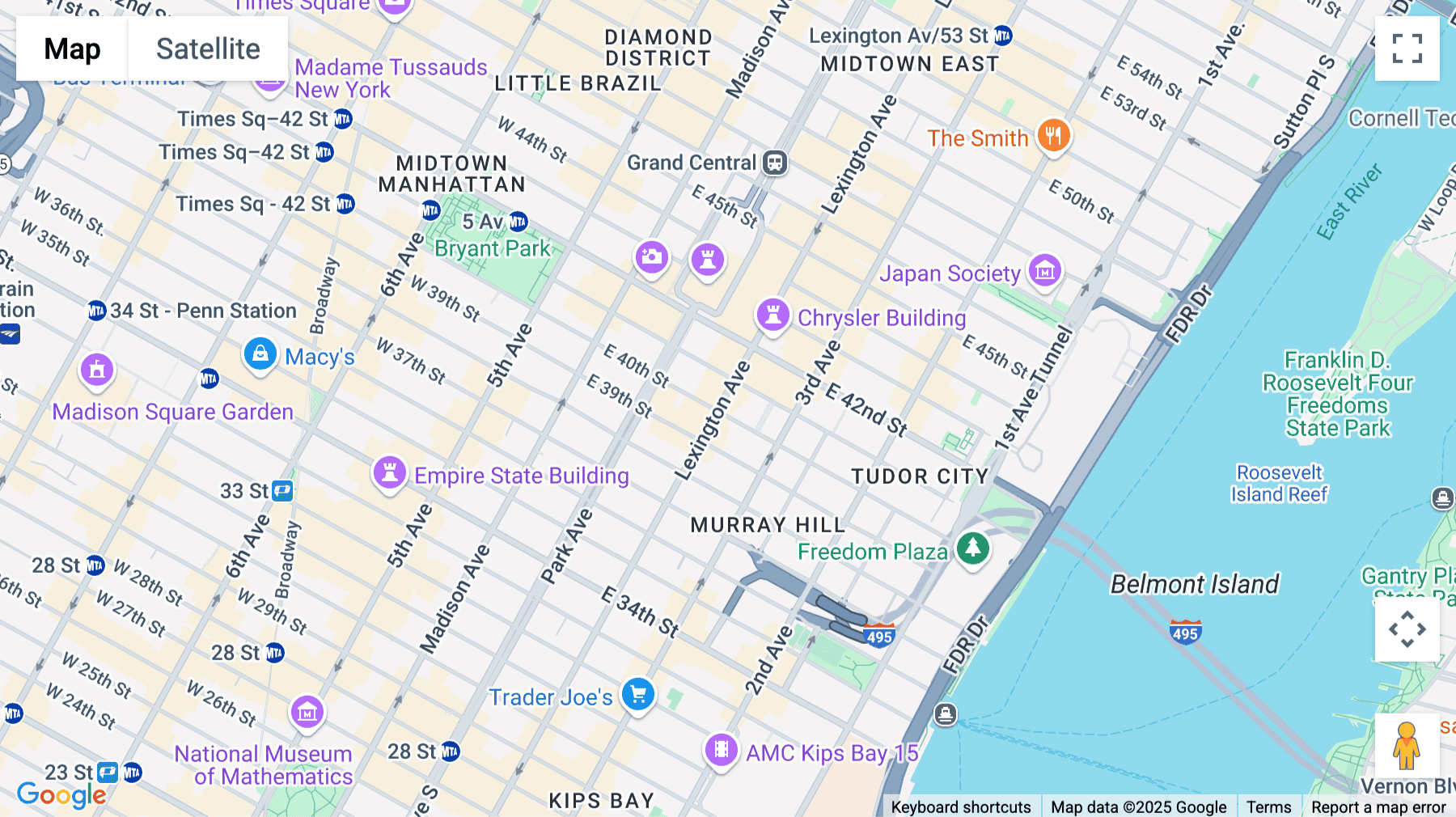 Click for interative map of 369 Lexington Avenue, 2nd & 3rd Floors, New York City