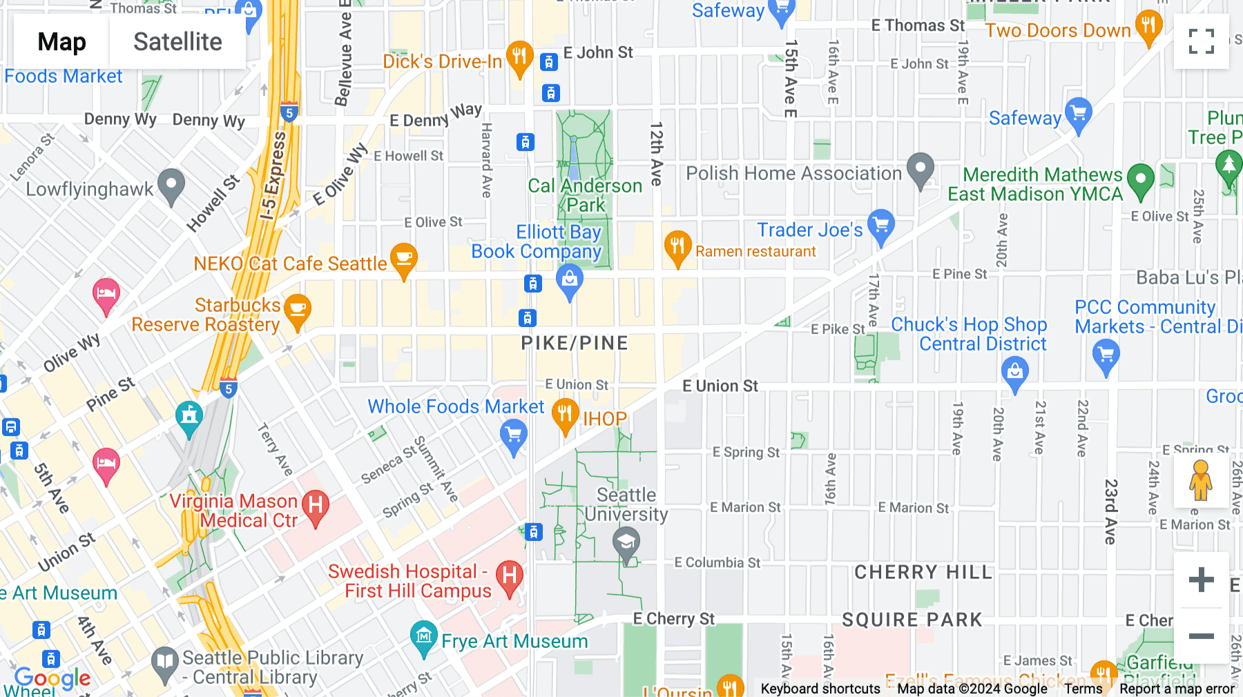 Click for interative map of 1424 11th Avenue Suite 400, Chophouse Row, Seattle