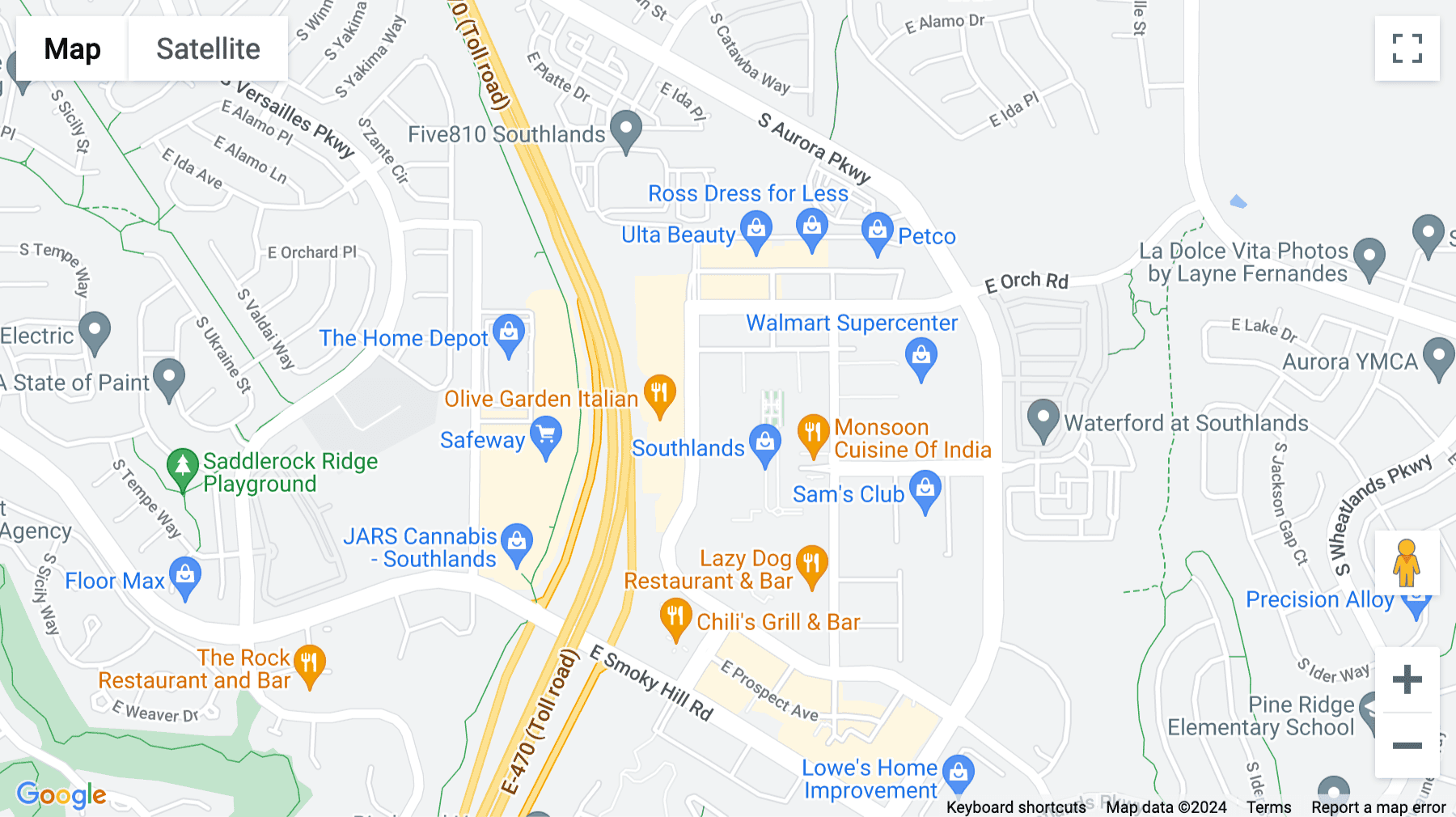 Click for interative map of 6105 South Main Street, Suite 200, Aurora (Colorado)