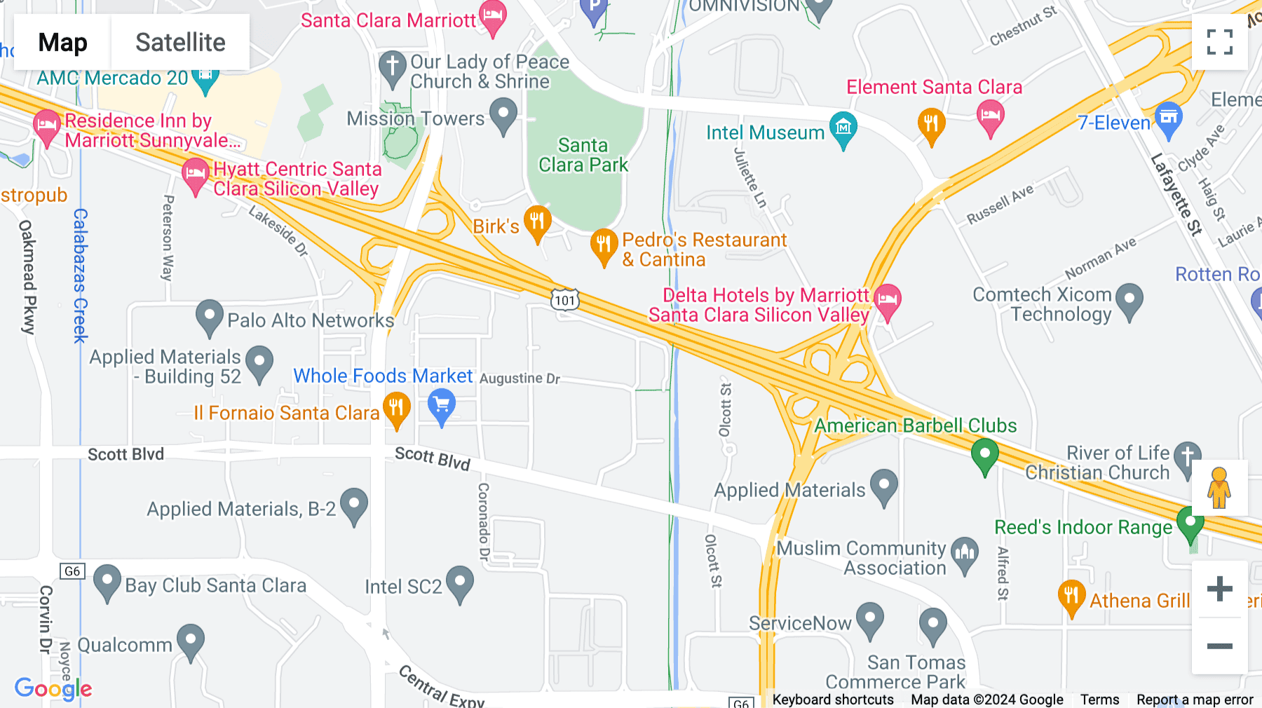 Click for interative map of 2445 Augustine Drive, Suites 150 & 201, Santa Clara