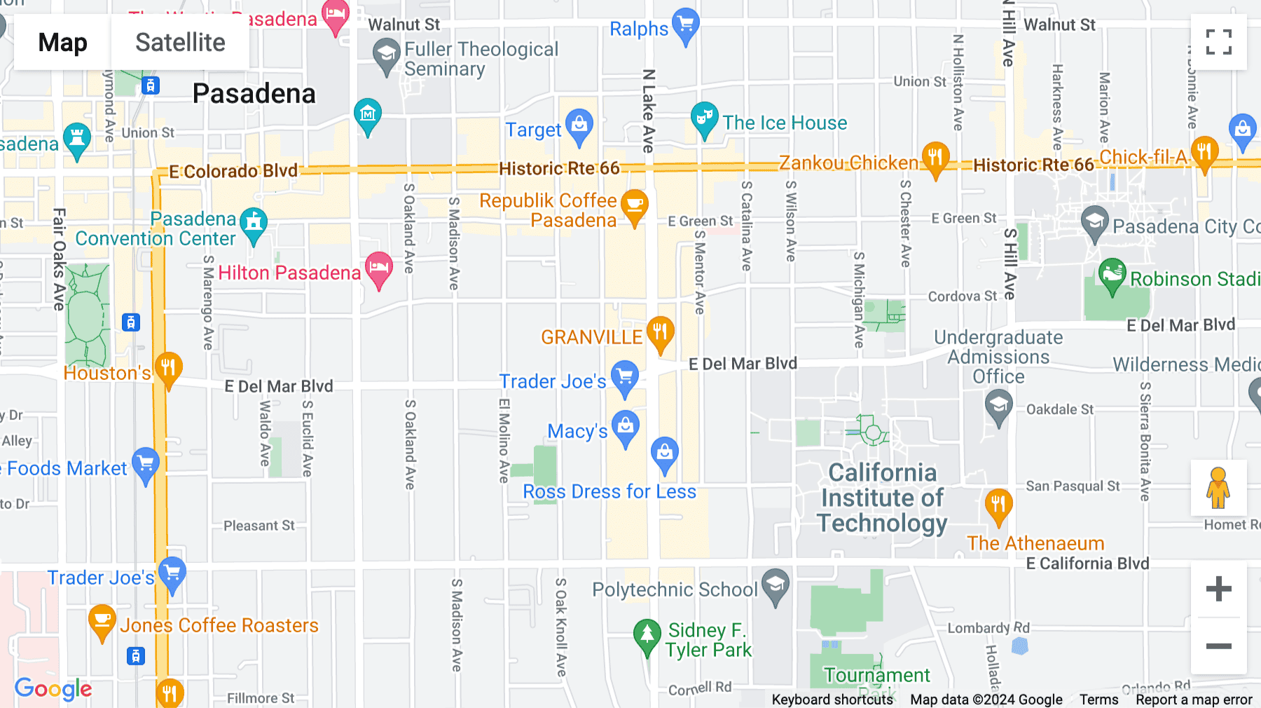 Click for interative map of Pasarroyo, 251 South Lake Avenue, 7th and 8th Floor, Pasadena (CA)