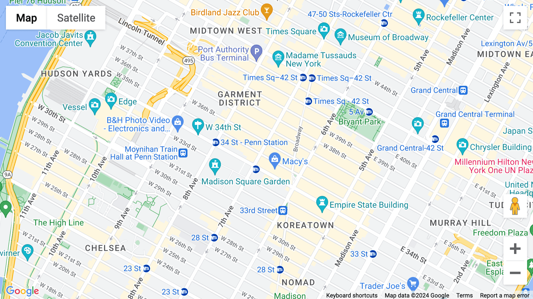 Click for interative map of 469 Fashion Avenue, 12th Floor, New York City
