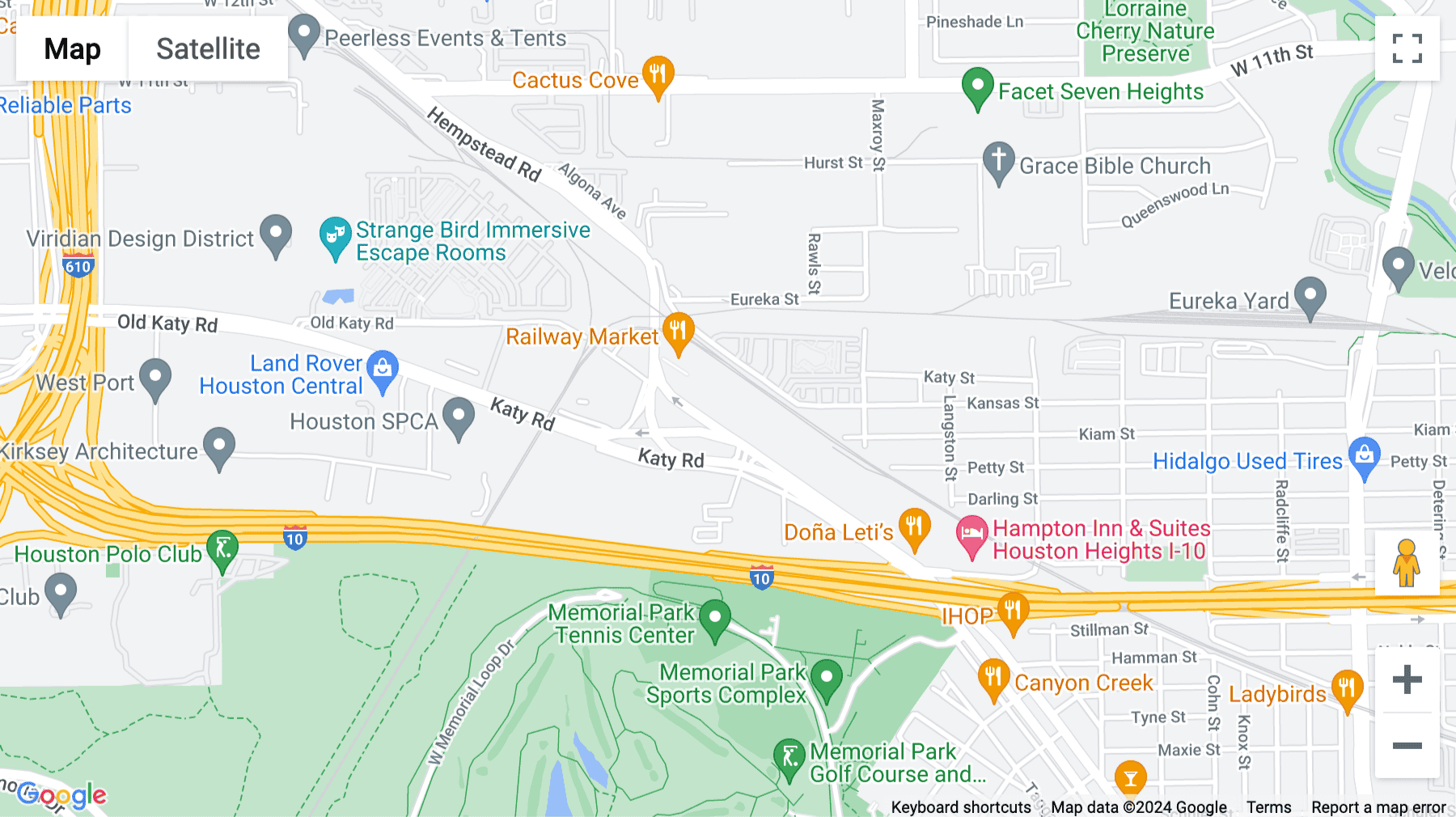 Click for interative map of 8100 Washington Avenue, Houston