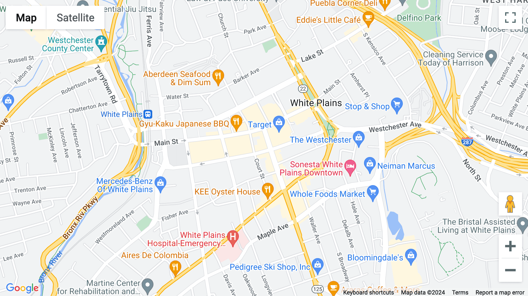 Click for interative map of 44 Mamaroneck Avenue, White Plains, White Plains